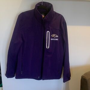 NFL Ravens Purple Fleece Jacket